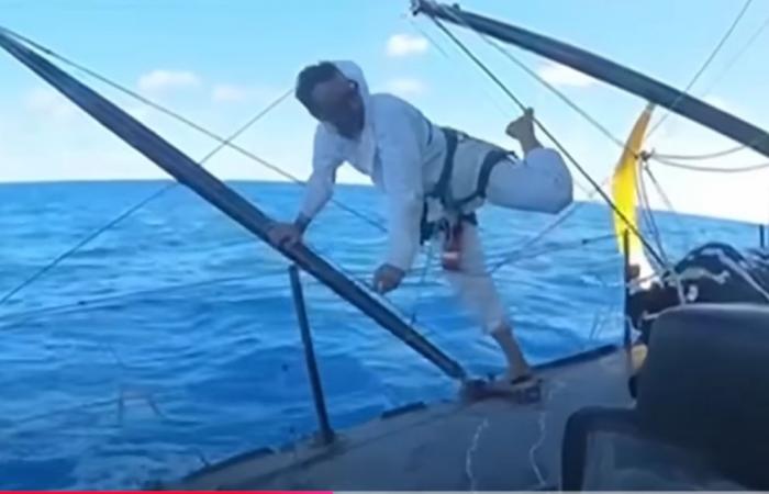 Rectificar, cortar, lijar, pegar, laminar: Louis Burton, el MacGyver de la Vendée Globe [Vidéo]