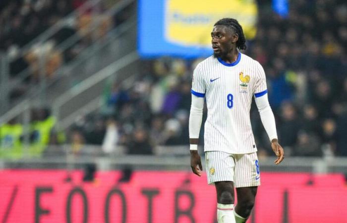 Manu Koné hizo historia con los ‘bleus’ ayer contra Italia