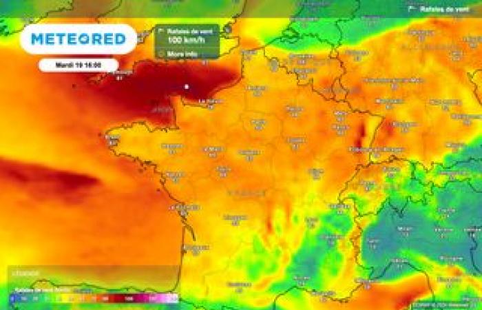 Mañana un frente frío atravesará Francia, con acumulaciones de hasta 50 l/m². ¿Qué zonas afectadas?