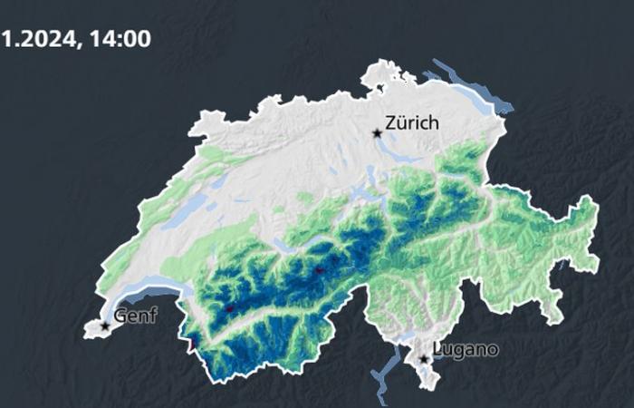 La nieve llega esta semana a las llanuras suizas