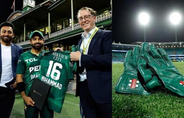 Mohammad Rizwan dona guantes y camiseta al Museo del Cricket Ground de Sydney – Cricket