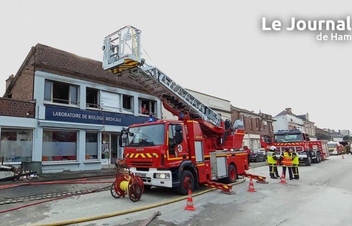 El laboratorio médico del Ham cerró tras el incendio del sábado 16 de noviembre.