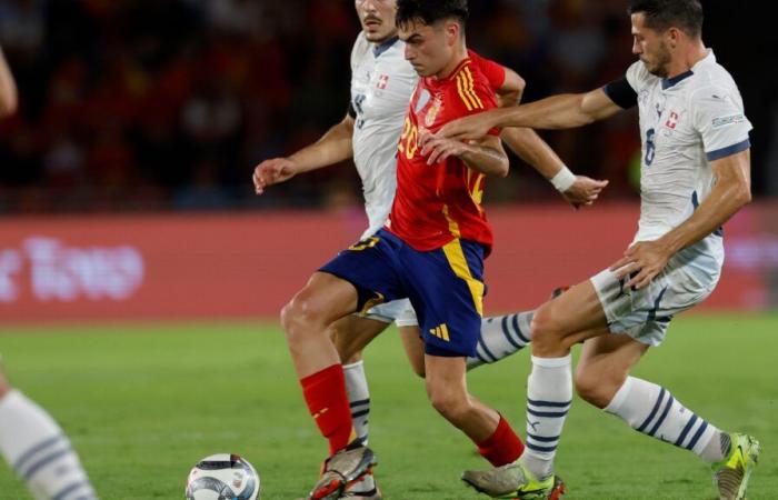 España gana a Suiza en la UEFA Nations League