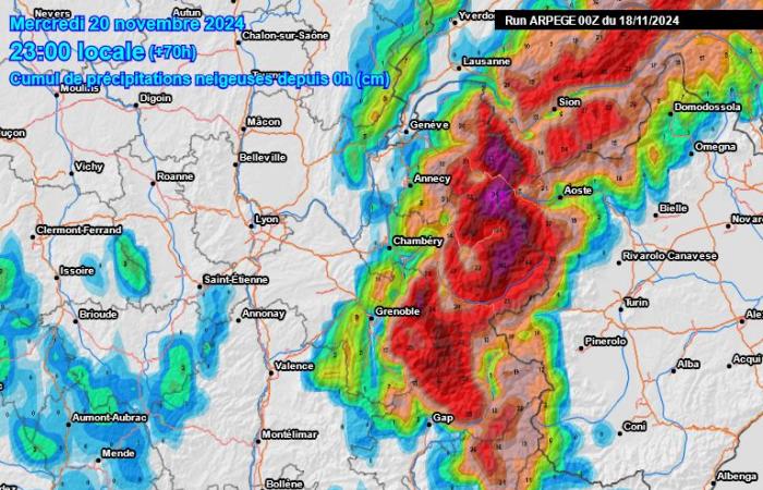 Las primeras nevadas importantes anunciadas esta semana en los Alpes