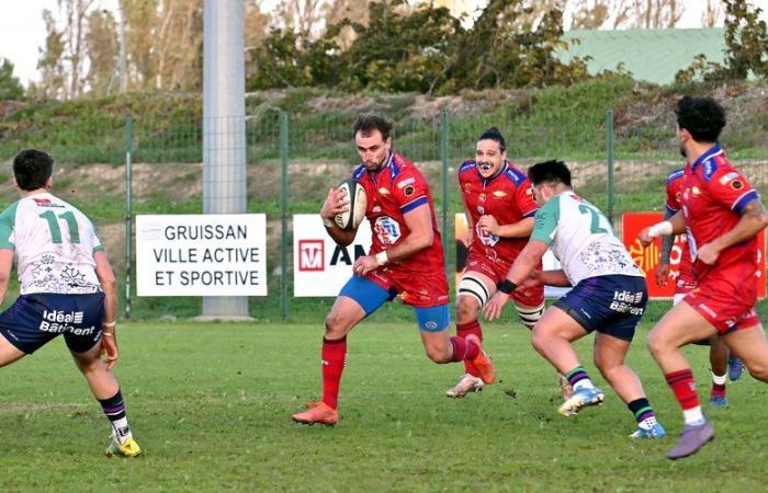 Federal 1: Gruissan recupera la victoria pero pierde a su capitán por una conmoción cerebral