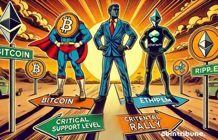 Bitcoin, Ethereum y Ripple en la encrucijada