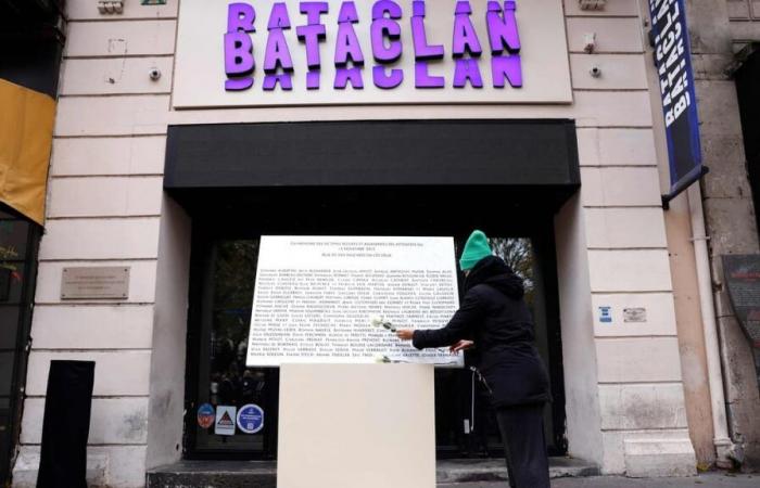 Rodaje de una serie sobre los supervivientes del Bataclan