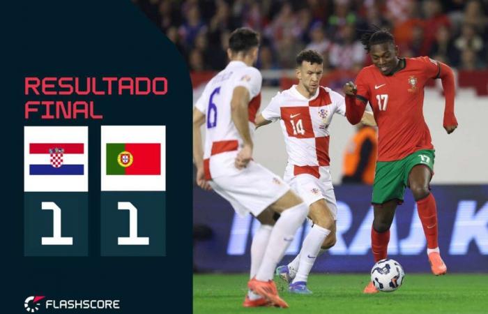 Tanta experiencia acabó en un debut no deseado: Portugal empata con Croacia