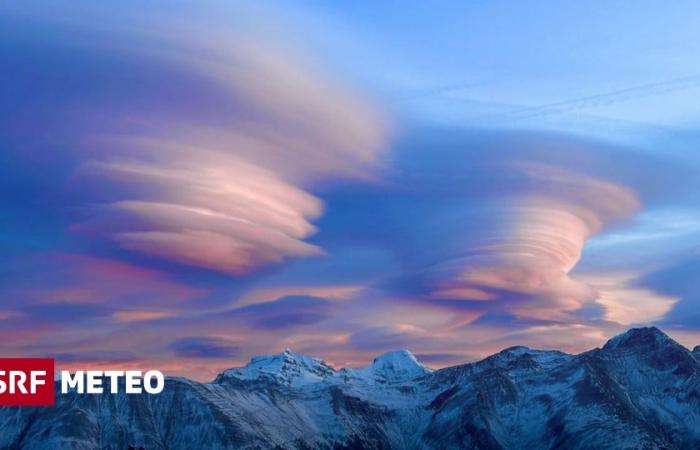 Alarma OVNI sobre Valais – Las nubes más hermosas del domingo por la noche – Meteo