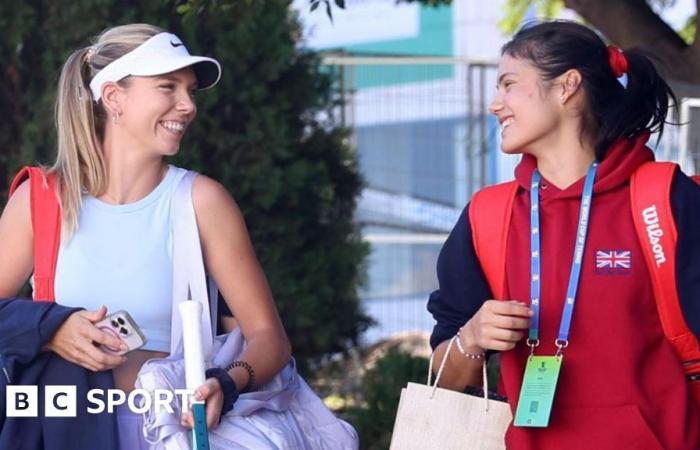 Copa Billie Jean King: Emma Raducanu y Katie Boulter trabajando juntas para liderar la búsqueda de la gloria de Gran Bretaña