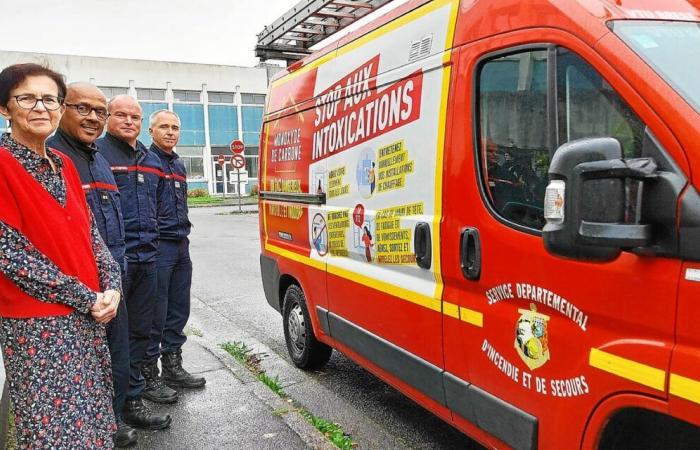 Monóxido de carbono: los bomberos de Finistère llevarán la prevención en sus camiones