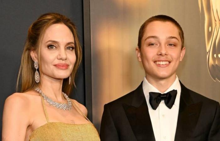 Angelina Jolie irradia orgullo al lado de Son Knox en una rara salida pública