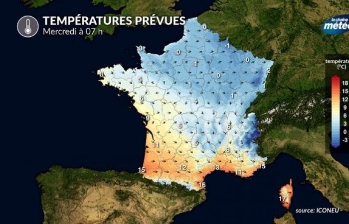 Bajada de temperaturas: llegada repentina del invierno el miércoles