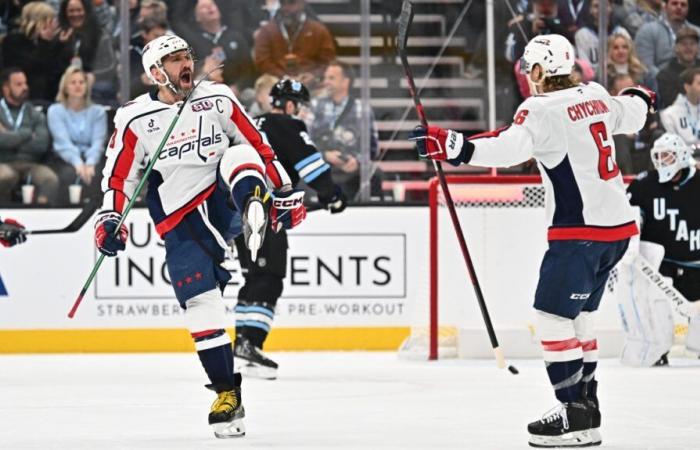 NHL: Alexander Ovechkin (Capitales) sigue acercándose al récord de Gretzky