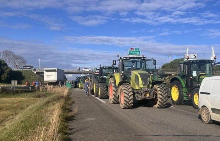 Ira de los agricultores: el túnel de Foix bloqueado este lunes por la noche por tractores, la prefectura de Ariège establece desvíos