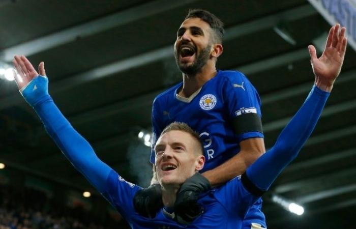 Jamie Vardy hace su elección por Mahrez