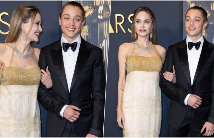 Angelina Jolie: su aparición junto a su hijo Knox (divinamente hermoso) deja confundidos a los internautas