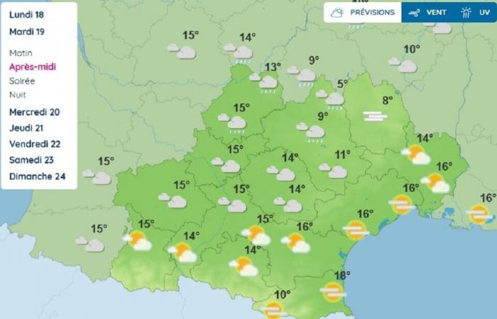 ¿Qué previsiones de Météo France para Toulouse y Occitania el martes?