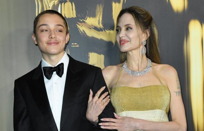 Angelina Jolie irradia orgullo al lado de Son Knox en una rara salida pública