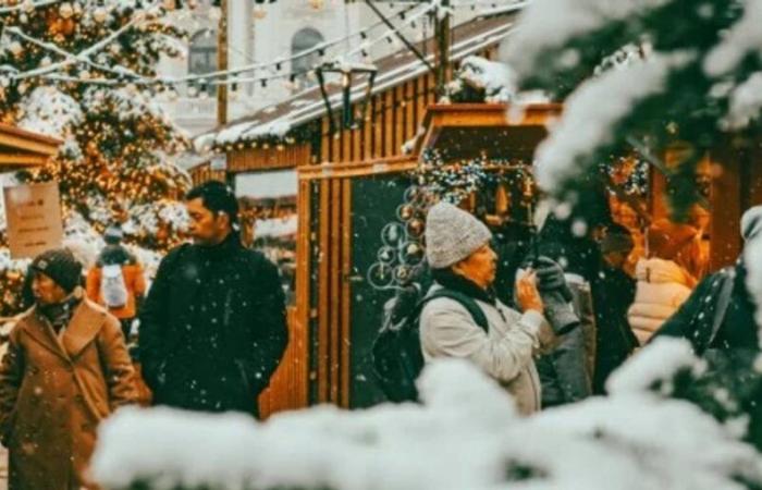 El tiempo trae nieve a las tierras bajas: se preparan los mercados navideños