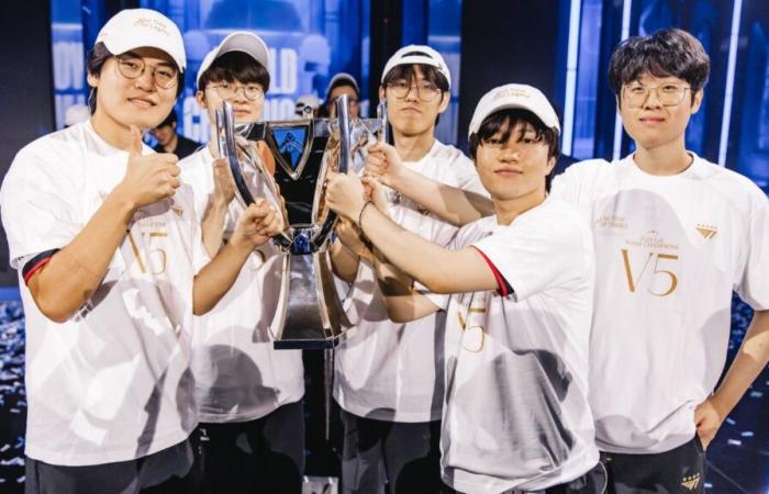 Los fanáticos de T1 devastados cuando la lista ganadora de LoL Worlds 2024 se disuelve