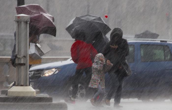 Lluvias y vientos barren París, imágenes de las calles inundadas de la capital