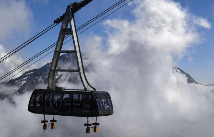 Ocho heridos, dos de ellos graves, en un accidente de teleférico en Val Thorens, a pocos días de la reapertura de las pistas