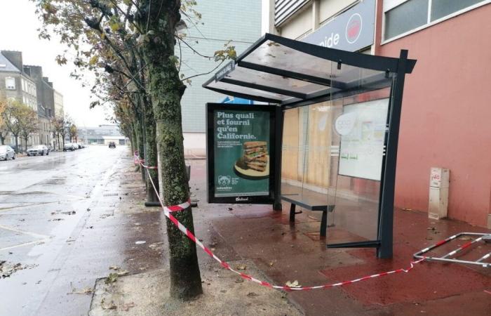 Trabajos en las aceras de muchas calles de Cherburgo