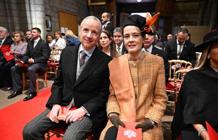 La familia principesca se reunió en torno a Alberto II y Charlene en la catedral de Mónaco para la fiesta nacional