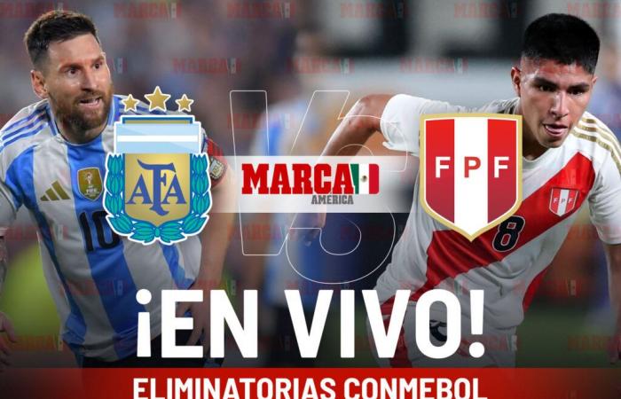 Eliminatorias Conmebol: Argentina vs Perú EN VIVO. Partido de Messi hoy