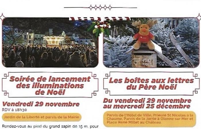 Les Sables-d’Olonne Vendée. Descubre todas las festividades navideñas de Sablais a partir del 29 de noviembre de 2024