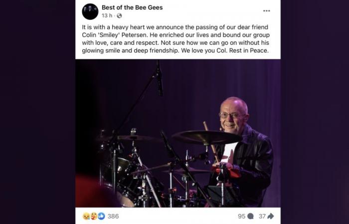 Muere el baterista de los Bee Gees, Colin Petersen, a los 78 años