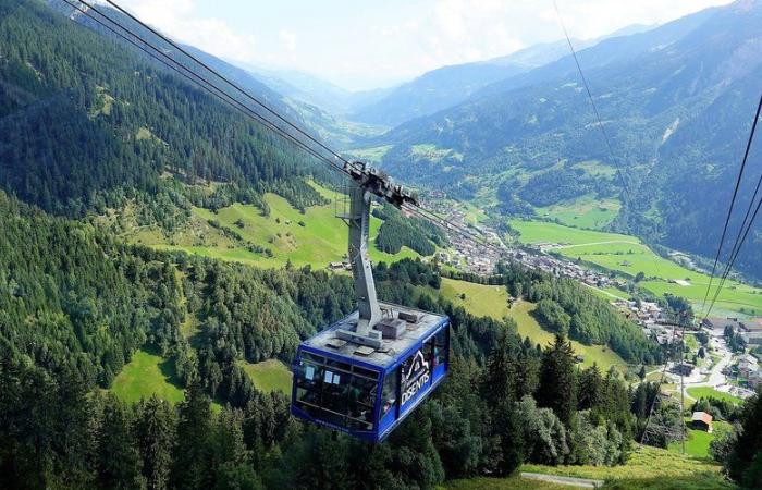 Terrible accidente en los Alpes: el teleférico con 16 personas a bordo no se detiene a su llegada, 2 heridos graves