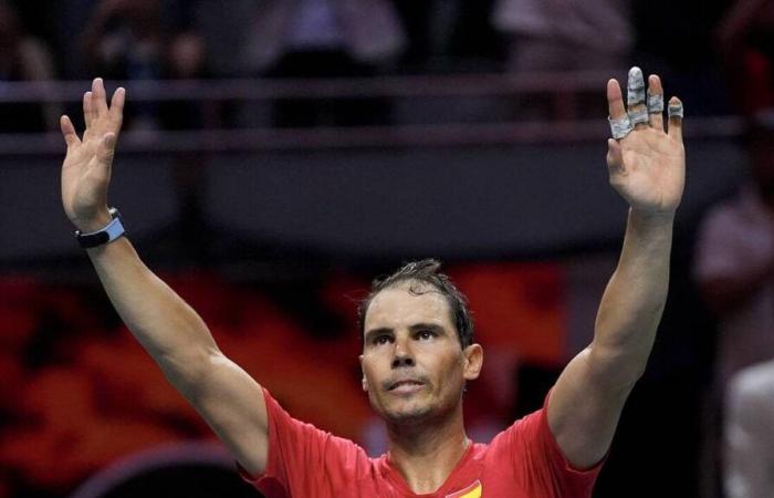 “Probablemente sea mi último partido”, admite Rafael Nadal tras su derrota en la Copa Davis