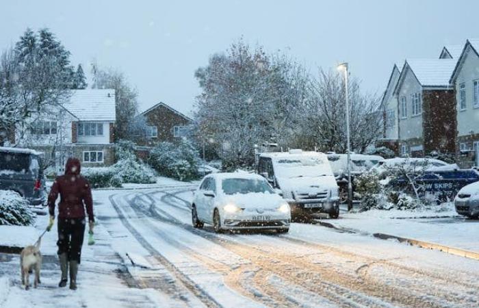 En imágenes: el Reino Unido tiembla ante la llegada de la nieve