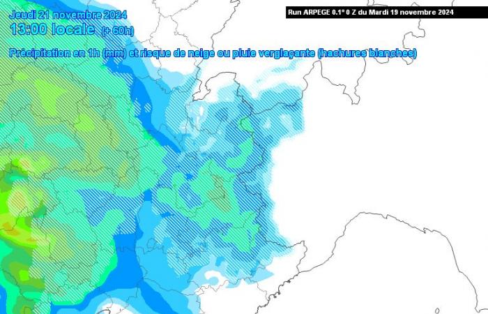 Nevadas en Cévennes, Lozère y Ardèche este jueves