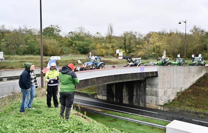 EN VIVO – La rotonda de Moulins bloqueada por una decena de tractores… Siga la movilización de los agricultores en Cher