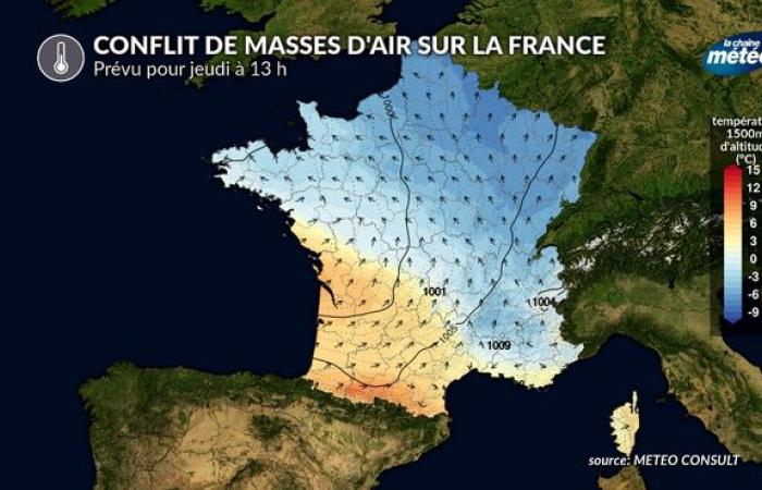 Nieve en las llanuras el jueves: ¿dónde caerá?