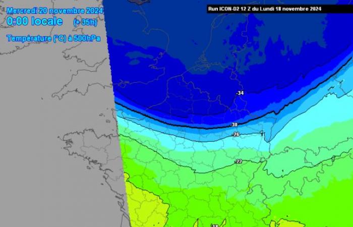 ¿Podrían las fuertes lluvias invernales provocar una sorpresa de nieve el miércoles?