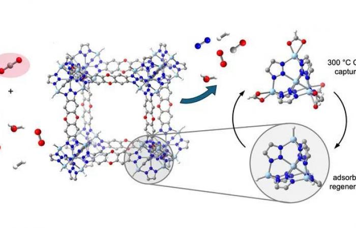 Avance en la captura de CO2 “caliente” de los gases de escape industriales