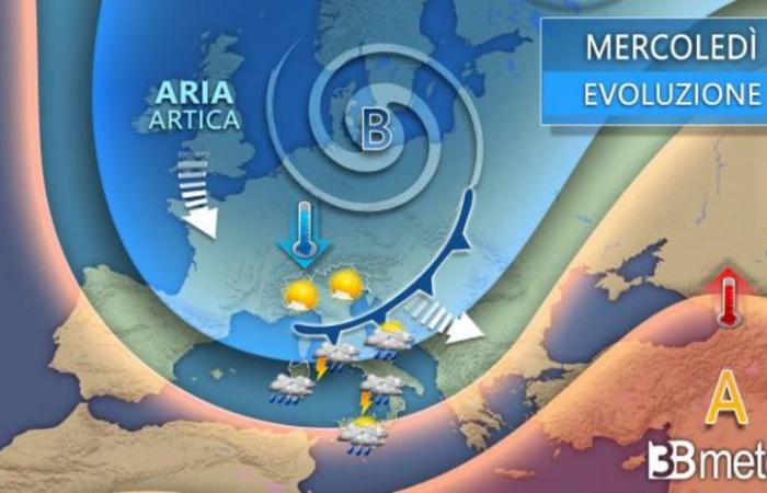 Las primeras perturbaciones del norte de Europa golpean a Italia: se esperan tormentas y cambios de temperatura