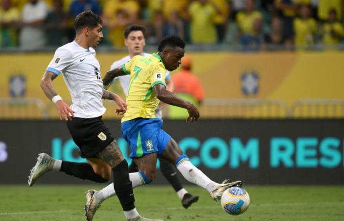 Calificaciones de jugadores de Brasil vs. Uruguay: la miseria de Vinicius Jr en Selecao continúa mientras el hombre del Real Madrid se frustra una vez más en el sorteo de clasificación para la Copa del Mundo