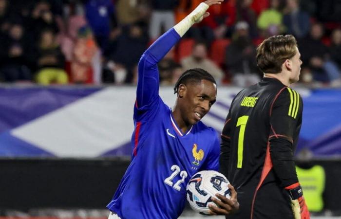 Fútbol. Los Bleuets logran un igualado partido contra Alemania