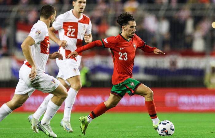 Portugal-Croacia (1-1): el vídeo del sublime pase decisivo del parisino Vitinha en la Liga de Naciones