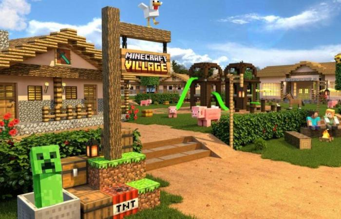 El videojuego Minecraft pronto estará disponible en los parques de atracciones