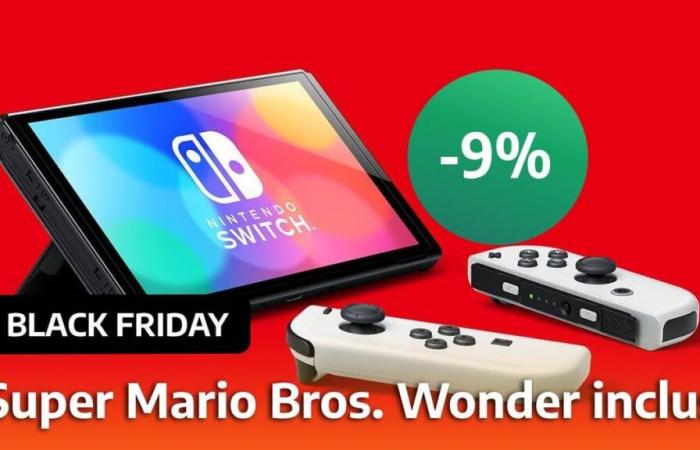 Oferta del Black Friday: la Nintendo Switch OLED con el juego Mario Wonder valorado 18/20 baja de precio, ¡y es raro!