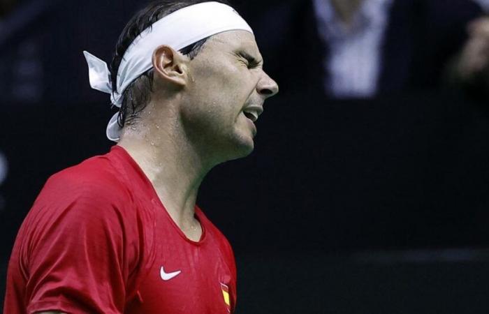 Indefenso, Nadal pierde duramente en el que podría ser el último partido de su carrera