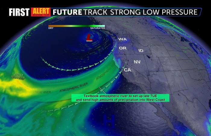 Gradualmente más cálido esta semana a medida que se acerca una gran tormenta a NorCal