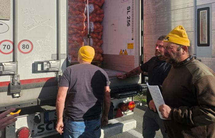 DIRECTO. Agricultores enojados: “Vamos a bloquearlos, no vaciarlos”, aseguran los agricultores a los primeros camiones bloqueados en el peaje de Boulou en la A9