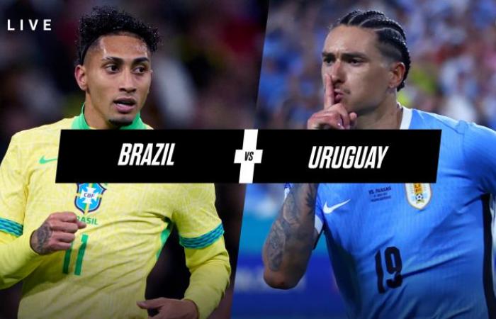 Resultados en vivo de Brasil vs. Uruguay, resultados y actualizaciones de las eliminatorias para la Copa Mundial de la CONMEBOL